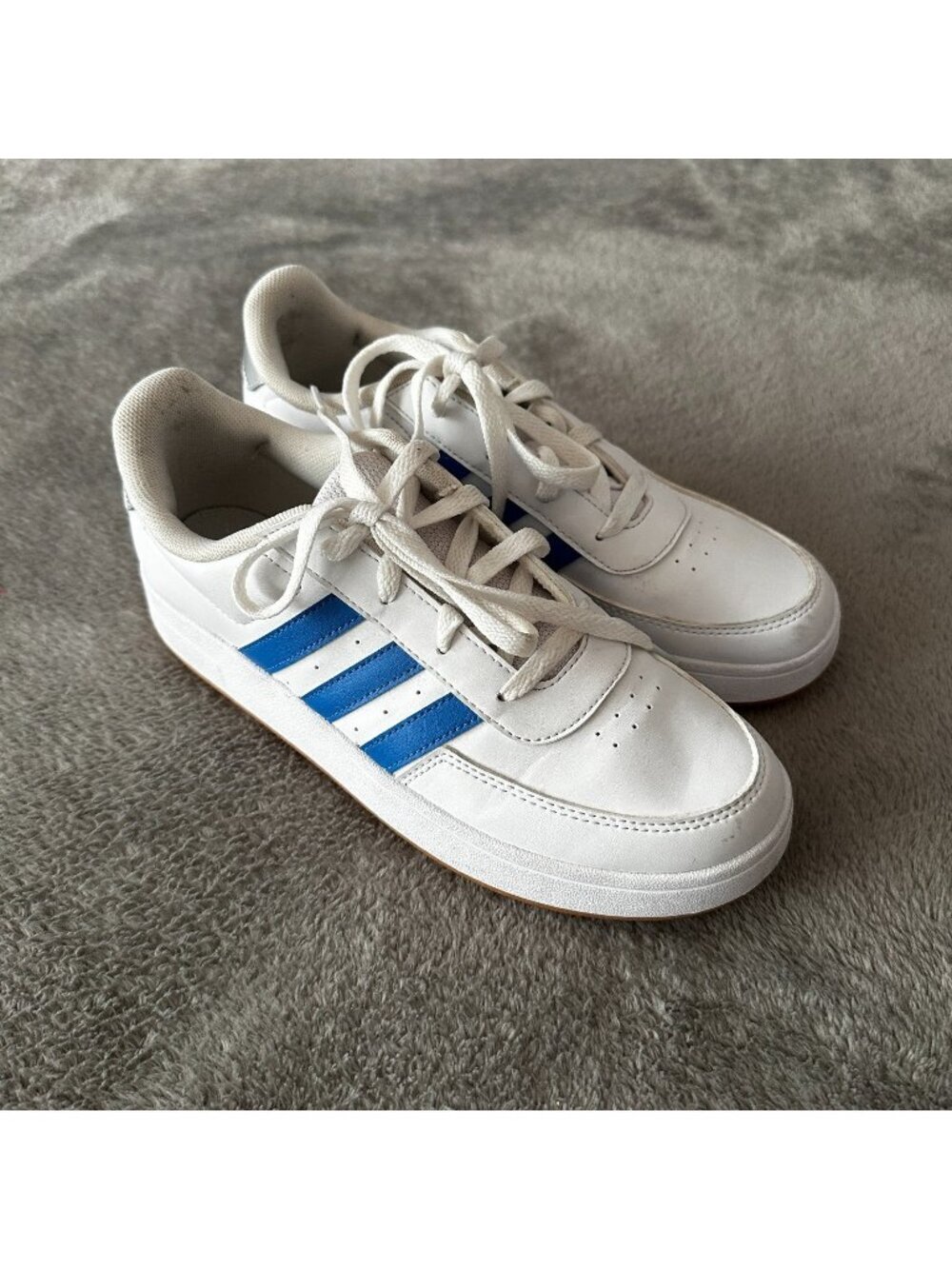 Adidas Breaknet 2.0 Men's White Blue Shoes Sneakers size 6